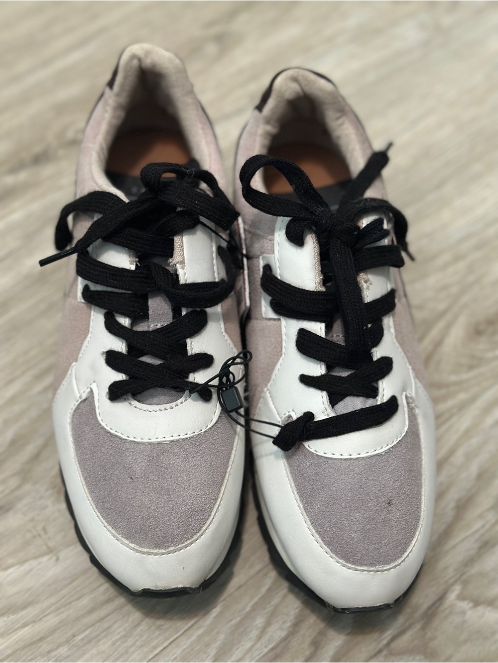 Zara Trafaluc Suede Colorblock Sneakers Size 37‎ NWT